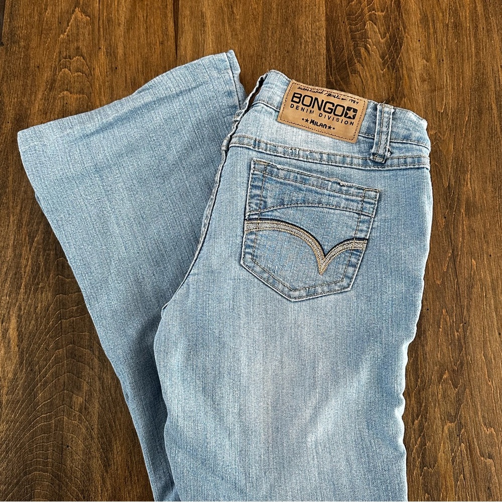 Women's BONGO flare leg low waisted jeans